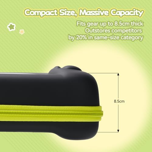 GeekShare Switch 2 Carrying Case, Hardshell Storage Bag with Game Card Slots, Portable Travel Case Compatible with Switch 2 (2025) Console and Game Accessories - The Hei Series - 2
