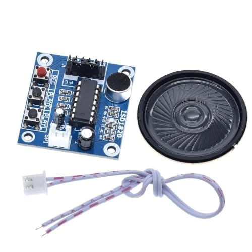 zalati ISD1820 Sound Voice Recording Playback Module Sound Recorder Board with Microphone Audio Loudspeaker