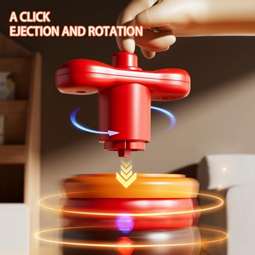 Spin Toy, Light Up Hamburger Balance Game with Music, Interactive Portable Travel Spinner for Children Fun Learning Activity at Home Kindergarten School Playroom Entertainment – Image 5