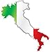 Autocollant sticker drapeau italie italien carte moto voiture adhesif