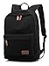 kayond Casual Style Lightweight canvas Laptop Bag/Durable Travel backpacks/Rucksack for Men&Women/Fashion Backpack Fits 15 inch Notebook (Black)