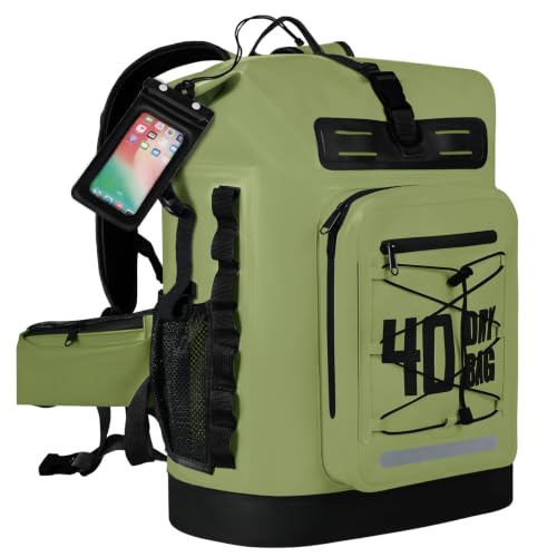 Image of MORXPLOR Dry Bag Waterproof,5L /10L /20L /30L /40L /55L Roll Top Dry Bag Backpack with WaterProof Phone Case for Swim,Kayak