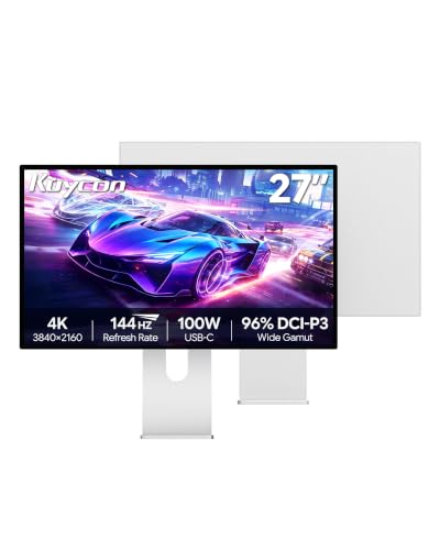 Image of P27D 27'' UHD (3840 x 2160) 4K 144Hz Glossy Monitor, IPS Panel, 10-Bit Color, 99% sRGB, 96% DCI-P3, 163PPI, HDR, Low Blue Light, Eye Care (Minimalist - with Stand)