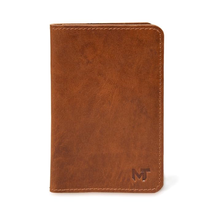 Genuine Leather Passport Sleeve & Wallet | Premium Travel Document Organizer | Passport, Card & Boarding Pass Holder | Durable, Slim & Compact Design (Felix Passport Holder, Brown)-image-34