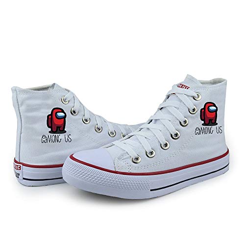 Tênis SYG Star Cano Médio Among Us - Branco Tamanho:33