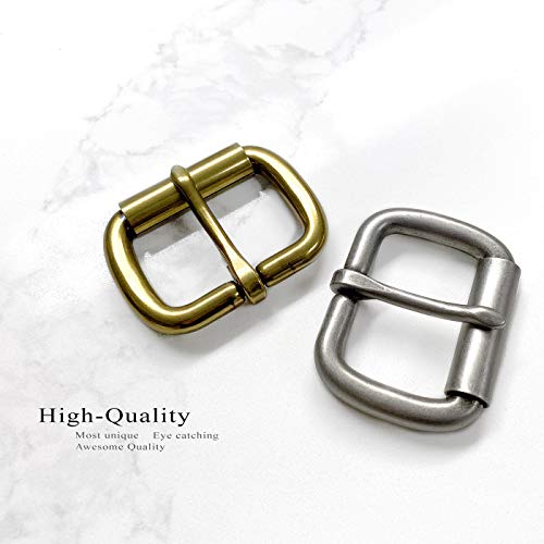 Antiqued Finish Single Prong Replacement Roller Belt Buckle, Fits 1-1/2" wide2
