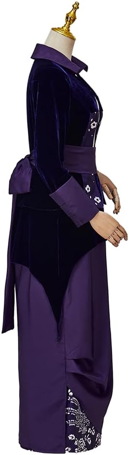 Titanic Rose DeWitt Bukater Cosplay Costume Titanic Dress Purple Rose Flying Costume Outfit for Women Adult - Image 3