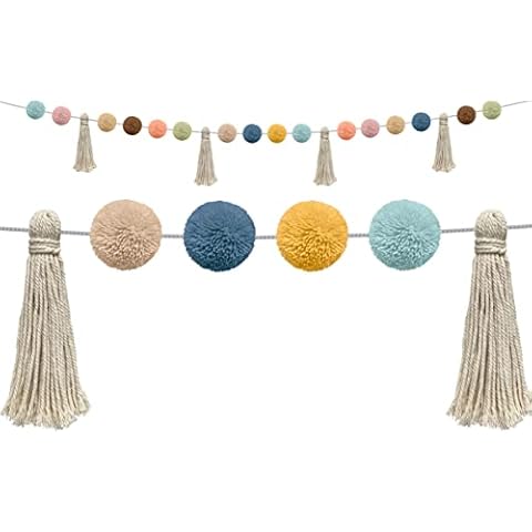 Teacher Created Resources Everyone is Welcome Pom-Poms and Tassels Garland (TCR7157) Cover
