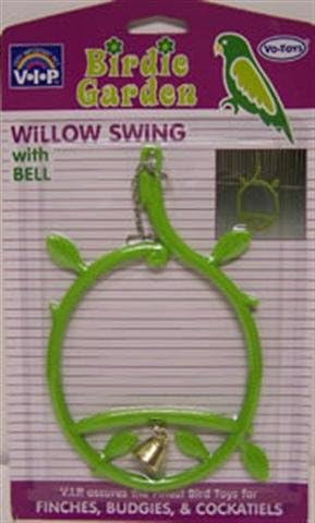 Vo-Toys Willow Swing with Bell Bird Toy