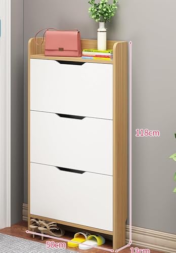 Rangement chaussures pivotant et empilable avec étagère verticale réglable - 2