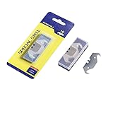 BIBURY Hakenklingen, SK5 Ersatzklingen 10 Stück für Cuttermesser Teppichmesser, Cutter Klingen 0.6mm Kompatibel mit Den Meisten Universal Klappmesser