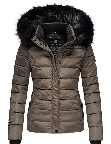 Preisvergleich Produktbild Navahoo Damen Winter Jacke Steppjacke Miamor Anthracite Gr. M