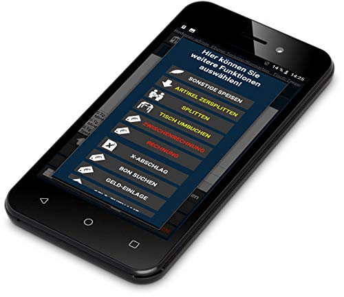 5 Kassenterminal für Einzelhandel, Kiosk, Imbiss, Cafe, Laden, Zeitungskiosk/DSFinV-K, TSE-Konform, ohne ABO