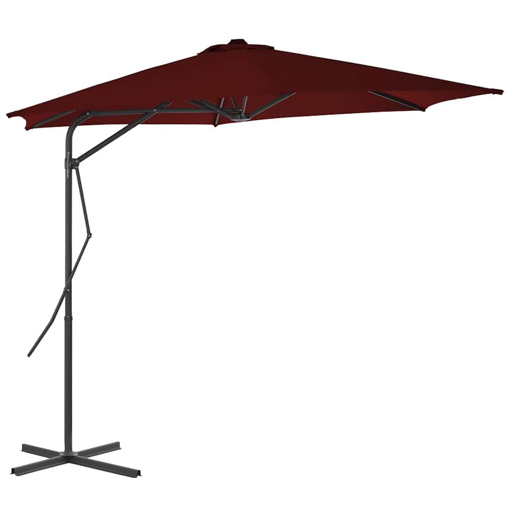SYDE Parasol ogrodowy 300 x 230 cm ze stalowym kijem