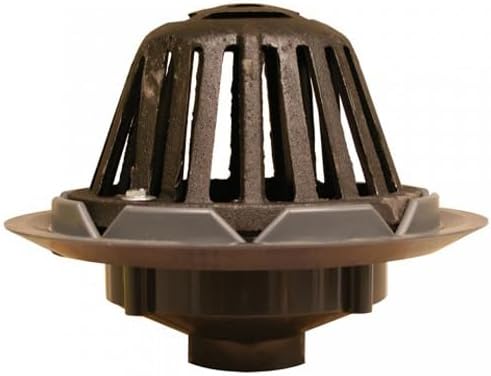 Replacement for Jones Stephens 3" Roof Drain with Cast Iron Dome PVC Replaces Parts