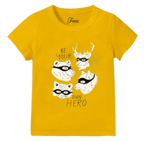Image of JUGULAR Baby Boys Cotton Regular Fit Baby T-Shirt (Pack Of 5)