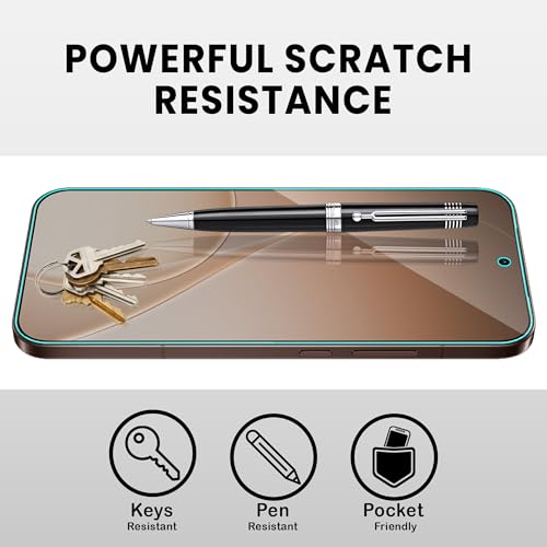 Image of FIRST MART Military-Grade Matte Tempered Glass for Oppo Reno 15 Pro - 9H Screen Protector, Anti-Glare Protection, Scratch-Resistant, Bubble-Free (1 Pack)