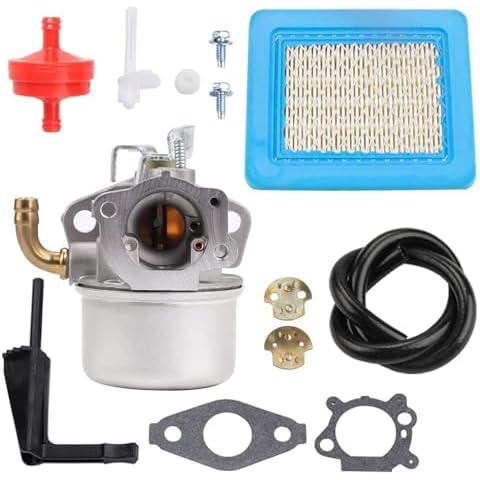 Kuupo Intek 206 Carburetor 6.5HP Maintenance Kit for Briggs & Stratton Engine Craftsman 798653 791077 696981 Intek 190 Carb 5.5 HP Motor Power Craftsman Tiller Washer Go Kart Engine Generator Cover