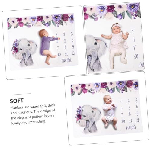 Accessoire photo de naissance et couverture douce pour immortaliser chaque mois - 8
