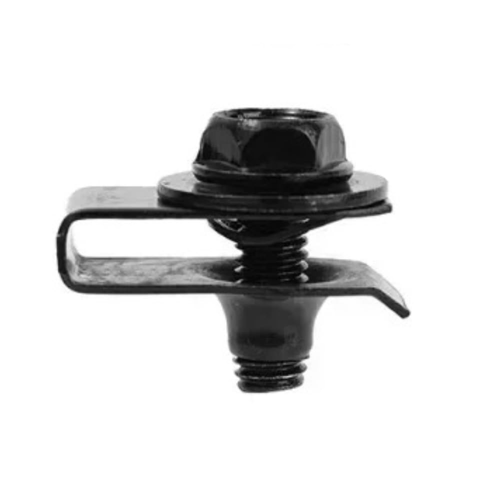 GLBMLMTHZP Car Body Bolts & U-nut Clips M6 Engine Cover Undertray Splash Shield Guard Bumper Fender Liner Retainer Fastener Rivet Screws