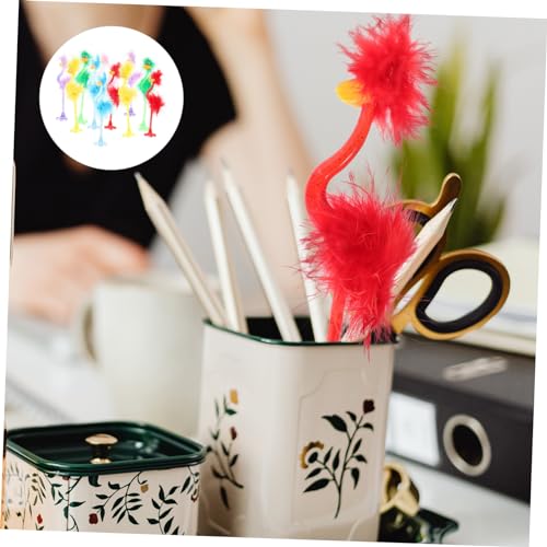 Fournitures scolaires créatives : stylos billes d'autruche pour cahiers d'enfants