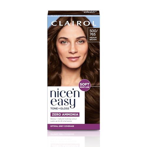 Clairol Nicen Easy Tone+Gloss Semi Permanent Hair Dye - 500/765 Medium Brown