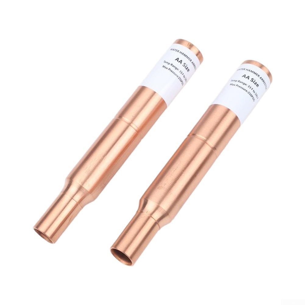 Amortiguador para martillo de agua en lavadoras y grifos de cocina con tubos de 1/2 pulgada