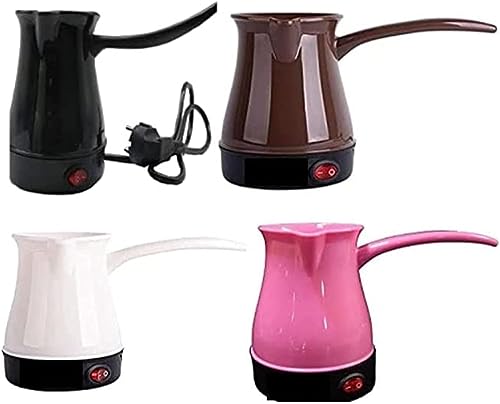 كنكة قهوة تركية كهربائي، 350 واط، سعة 5 أكواب، خزان 0.5 لتر، هيكل بلاستيك، كابل 75 سم، مع مفتاح تشغيل (أرجواني)