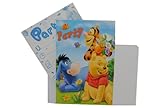 5 Umschläge alles-meine.de GmbH 10 TLG. Set - Disney Winnie The Pooh - Einladungskarten mit Umschlag - Party Einladung Karte Karten - Kindergeburtstag - Mädchen Jungen Teddy Bär Tigger F..