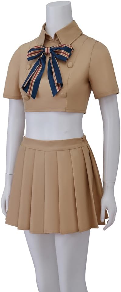 RocailleCos Horror Movie Megan Cosplay Costume Dress Megan Costume Crop Top Skirt Sailor Suit for Women - Image 2