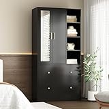 Homsee Wardrobe Armoire Wooden...