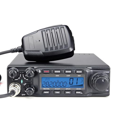 10 Meter Ham Radio AT-6666PRO FM/AM/USB/LSB/CW Two Way Radio 80W for Truckers and Road Travelers by HESENATE - Used condition - US$242.58