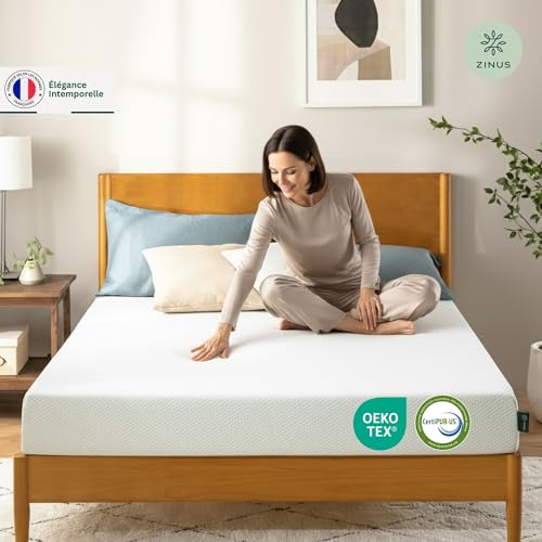 Matelas Mémoire 140x200 5 Zones 11 cm Zinus