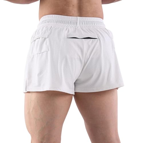 Short 2 en 1 en maille pour homme : fini les irritations en course