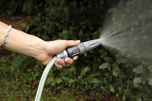 Idroeasy, Manguera Extensible de Jardín 14 Metros 1/2'', Kit Completo con Lanza, Manguera de Agua Extensible 3x, Ligera, Anti-Nudos, Anti-Torsión y Atóxica con 2 Racores Rápidos, 100% Made in Italy - imagen 5