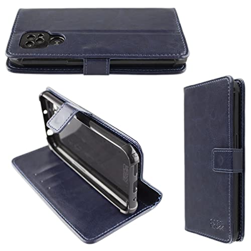 caseroxx Coque pour Doro 8110/8110 Plus / 8100 Bookstyle-Case Étui de Protection Antichoc pour Smartphone (Coque de Coloris Bleu) Cover