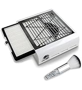 BQAN Nail Dust Collector for Nails Salon, 40w Extractor Vacuum Dust Collector Powerful Nail Fan, ...