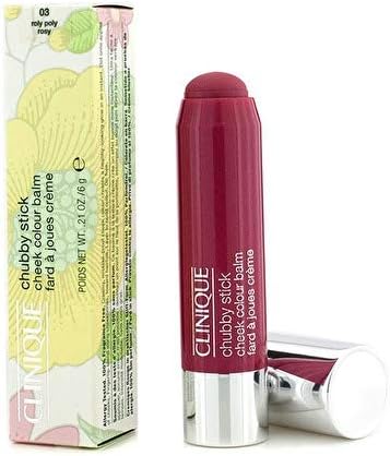 Clinique Chubby Stick Cheeks Color Balm, 03 Roly Poly Rosy, 0.21 Ounce