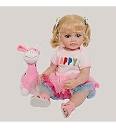 ROSHUAN Reborn Babypuppen, anatomisch korrekt, Mädchen, 45,7 cm, Silikon, Ganzkörper-Vinyl, realistisch, für Neugeborene, Babys, Mädchen, Augen, offen, handgefertigt, waschbar, lebensechte Bebe-Puppen