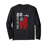 Veteran Lives Matter Suicide Awareness PTSD Veteran 22 Day Long Sleeve T-Shirt