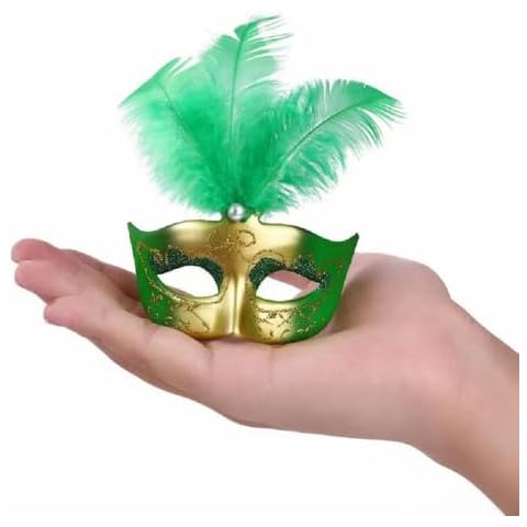 Wgudzpj Mardi Gras Mini Masks for Decoration Cover
