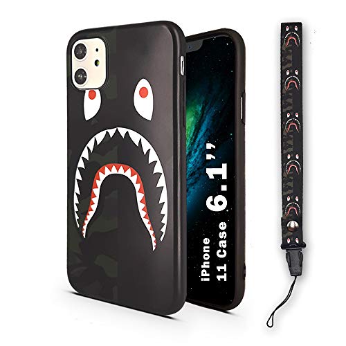 Almaata Shark Face Case for iPhone 11 | Luxury Durability Protective Cover/Bumper/Skin/Cushion