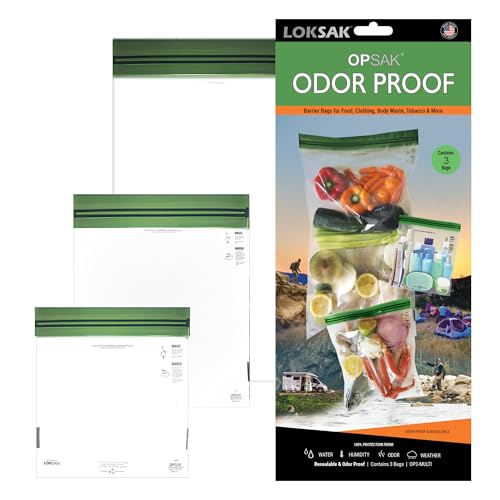LOKSAK OPSAK Odorproof Dry Bags 3-Pack
