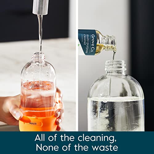 image for Grove Co. Multi-Purpose Cleaner, Refill Concentrate (2 x 1 Oz) + Glass