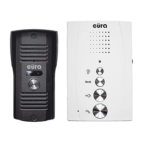 EURA Eura Adp-11A3 Invito Interphone de Porte 4 Fils Blanc