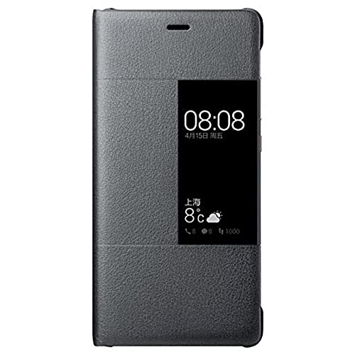 Tipo custodia: flip Huawei P9 Custodia Protettiva, Pelle, Grigio scuro