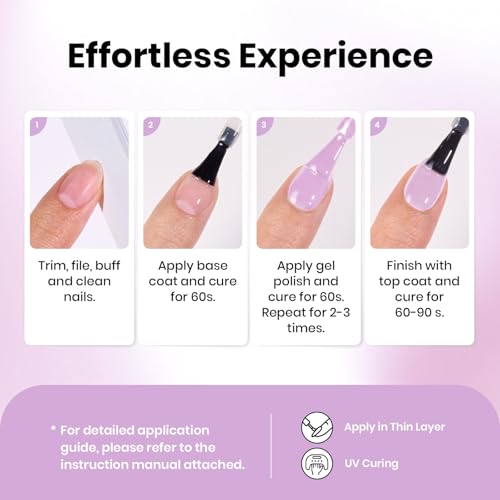 Image of beetles Pink Gel Polish - 1pc 15ml Pastel Pink Lavender Violet Mauve Color Milky Taro Soak Off Uv LED Nail Lamp Polish Nail Art Manicure Salon DIY Home Solid Color Gel