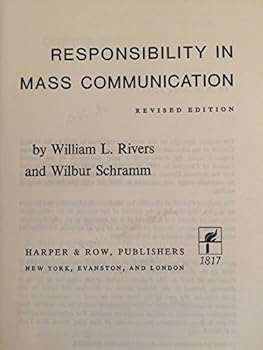 Hardcover Responsibility in Mass Communication, Book