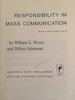 Hardcover Responsibility in Mass Communication, Book