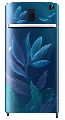 Image of Samsung 189L 5 Star Inverter Direct-Cool Single Door Digi-Touch Refrigerator (RR21C2E259U /HL,Paradise Bloom Blue)